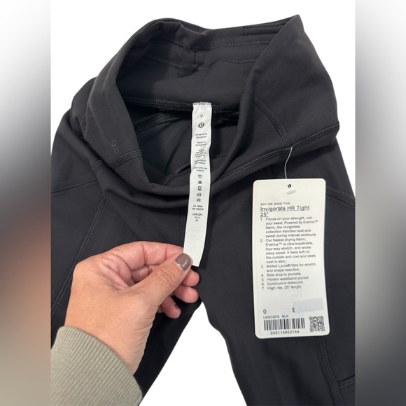 Lululemon Invigorate High-Rise Tight 25" in Black - Picture 7 of 7